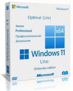 Windows 11 Pro-Home Optim Lite x64 23H2 RU by OVGorskiy 03.2024