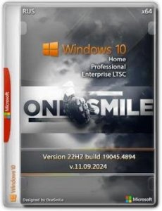 Windows 10 x64 Русская by OneSmiLe [19045.4894]