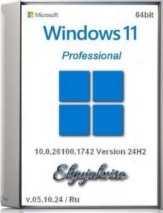 Windows 11 Pro 24H2 26100.1742 (x64) Elgujakviso Edition (v.05.10.24)