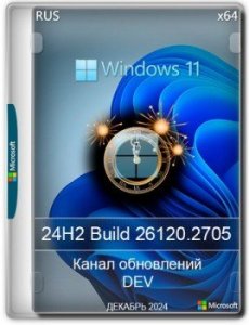 Windows 11 Русская 24H2 Pro Build 26120.2705 Dev